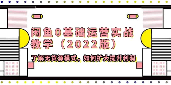 闲鱼0基础运营实战教学（2022版）了解无货源模式，如何扩大提升利润-万利网