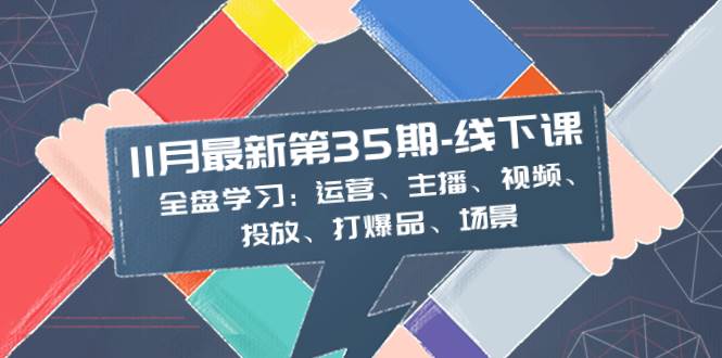 11月最新-35期-线下课：全盘学习：运营、主播、视频、投放、打爆品、场景-万利网