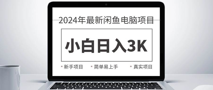 2024最新闲鱼卖电脑项目，新手小白日入3K+，最真实的项目教学-万利网