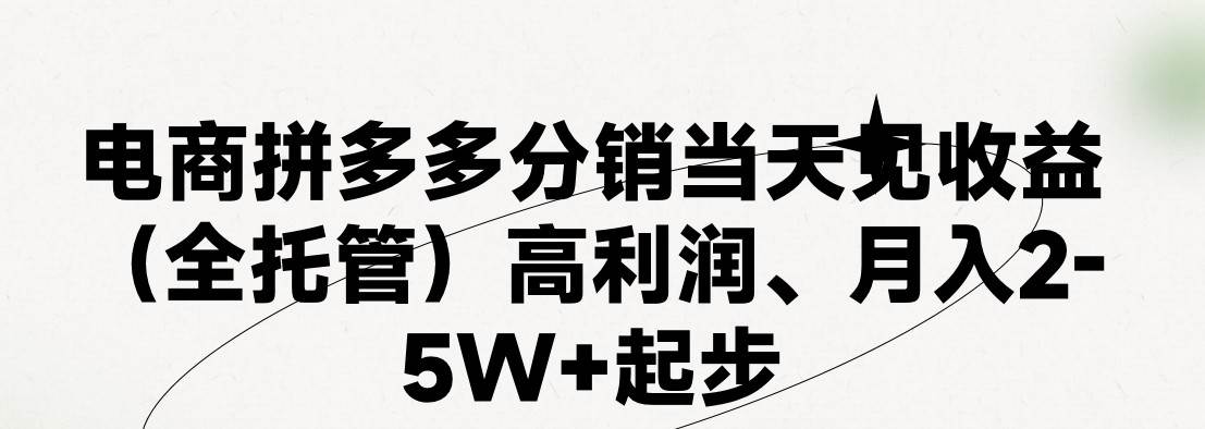 最新拼多多模式日入4K+两天销量过百单，无学费、 老运营代操作、小白福…-万利网