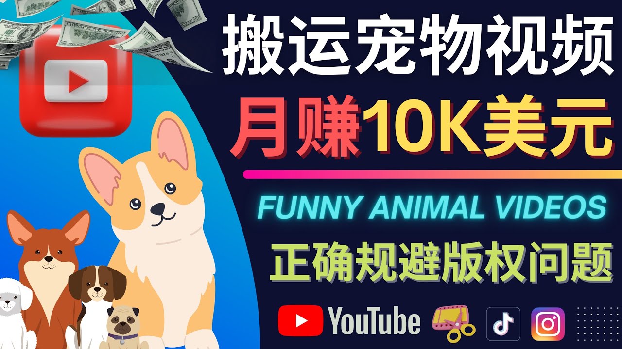 搬运TIKTOK视频到YouTube，并进行二次创作，月赚1万美元以上-万利网