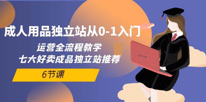成人用品独立站从0-1入门，运营全流程教学，七大好卖成品独立站推荐-6节课-万利网