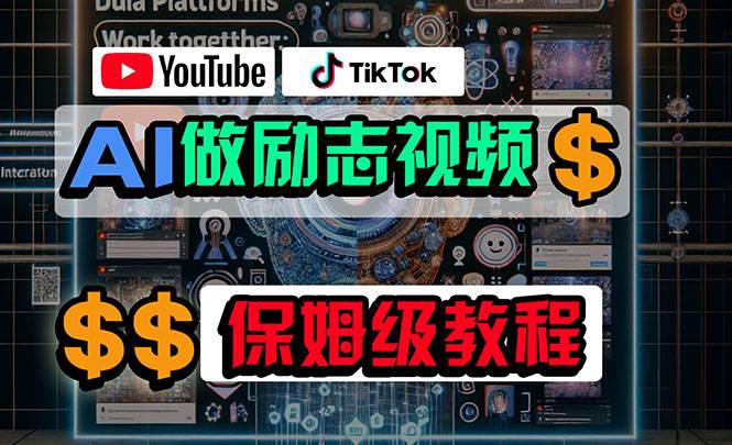 利用AI制作励志视频，在YouTube和TikTok赚钱，小白可做（附工具）-万利网