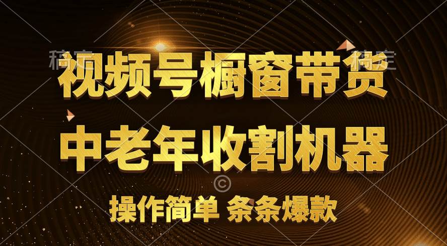 [你的孩子成功取得高位]视频号最火爆赛道，橱窗带货，流量分成计划，条…-万利网