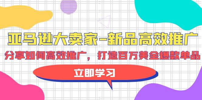 亚马逊 大卖家-新品高效推广，分享如何高效推广，打造百万美金爆款单品-万利网