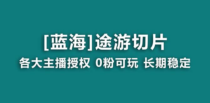 抖音途游切片，龙年第一个蓝海项目，提供授权和素材，长期稳定，月入过万-万利网