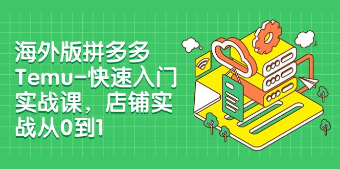 海外版拼多多Temu-快速入门实战课，店铺实战从0到1（12节课）-万利网