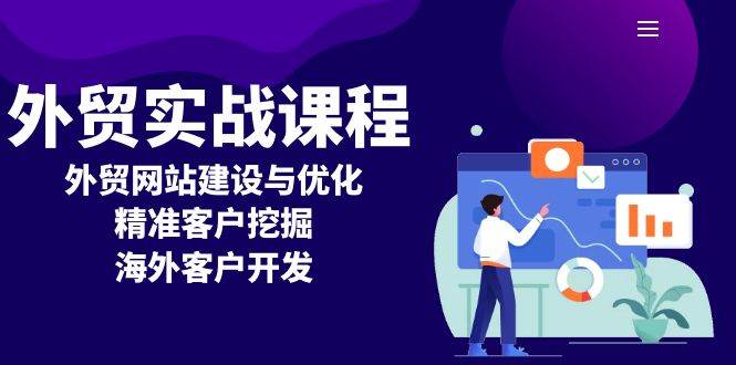 外贸实战课程：外贸网站建设与优化，精准客户挖掘，海外客户开发-万利网