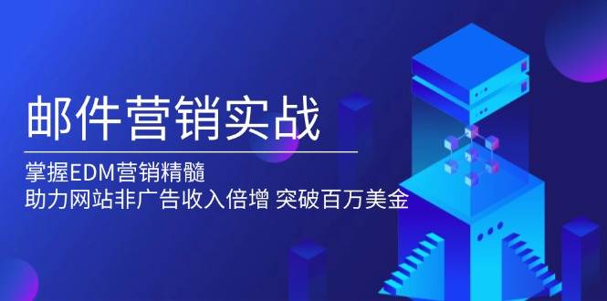 邮件营销实战，掌握EDM营销精髓，助力网站非广告收入倍增，突破百万美金-万利网