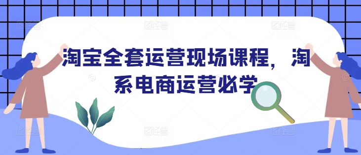 淘宝全套运营现场课程，淘系电商运营必学-万利网