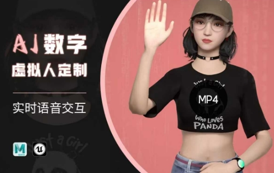 Ai数字人虚拟(智能体)实时语音交互特训营，​自行定制超写实角色AI数字人交互技术-万利网