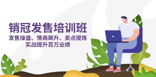 销冠 发售培训班：发售 操盘+情商 飙升+卖点 提炼，实战提升百万业绩-万利网
