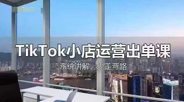 TikTok小店运营出单课，从开店选品、运营出单、发货回款，进行全流程讲解-万利网