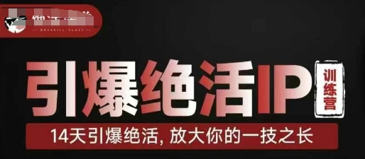 引爆绝活IP训练营，14天引爆绝活，放大你的一技之长-万利网