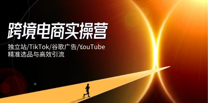 跨境电商实操营：独立站/TikTok/谷歌广告/YouTube，精准选品与高效引流-万利网